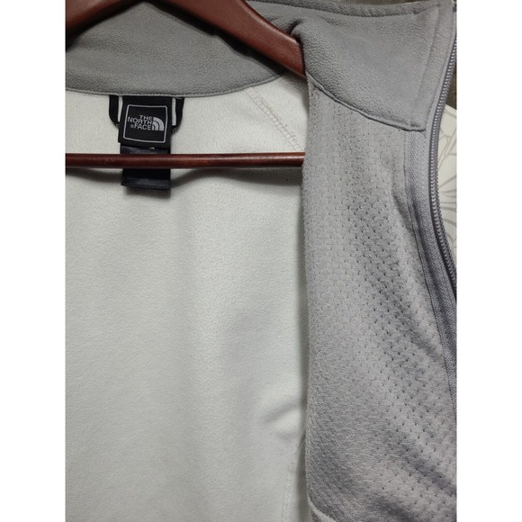 THE NORTH FACE Women's Softshell Bionic White Patterned Fleece AMVX Jacket Sz SP - Picture 14 of 14